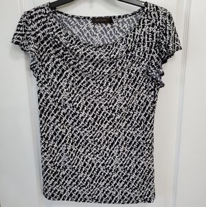 The Limited Flutter Sleeve Top-Size Medium